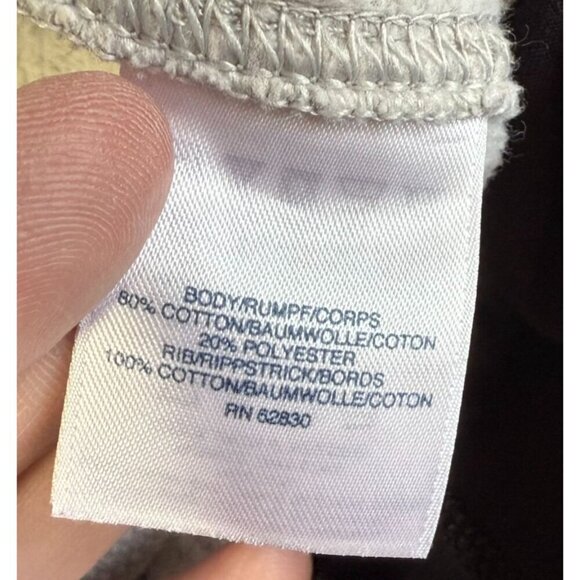 Lands' End Boys Heather Gray Athletic Warm Up Cargo Pants Joggers Medium - Picture 11 of 11